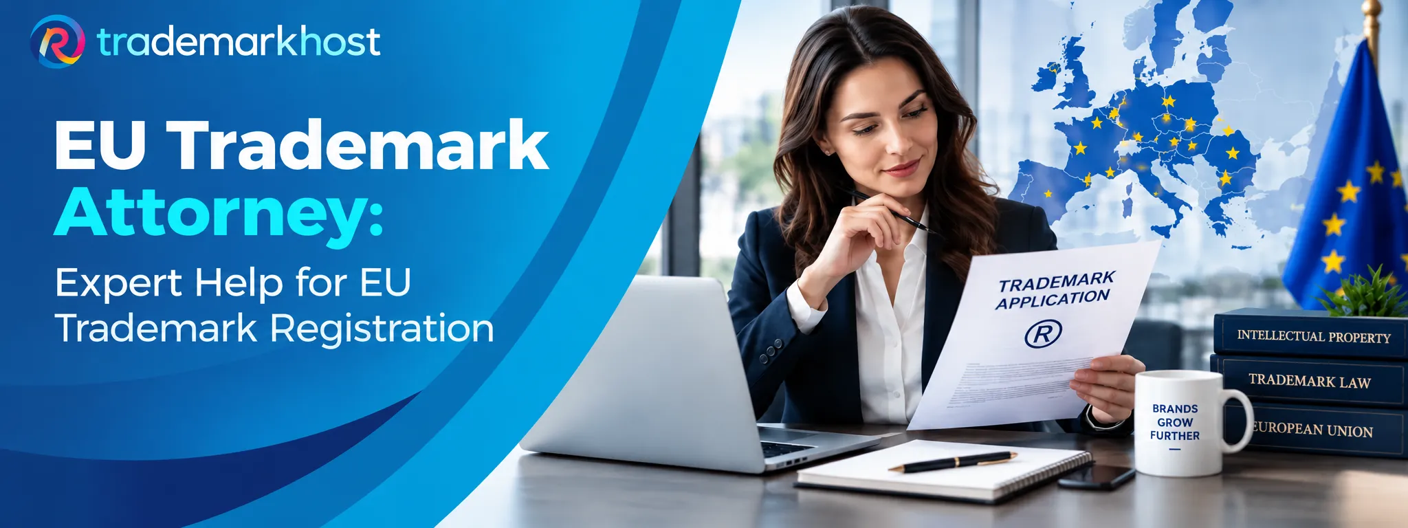 EU trademark attorney providing expert help with EU trademark registration and application protection.